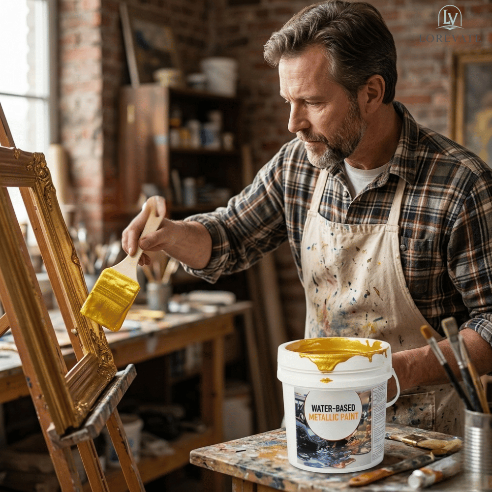 GoldLuxe — Metallic Leaf Paint | 1+1 FREE