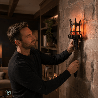 FlameHaven — Medieval Torch Wall Sconce | 50% OFF