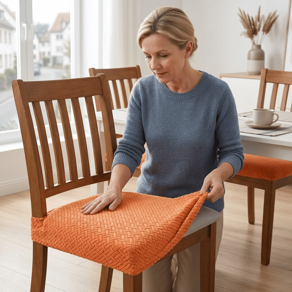PureCushion Set 4,  6 or 8 pcs – Waterproof Chair Cover