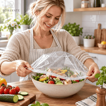 FreshNest — Coperchi elasticizzati in pellicola trasparente per ciotole | SCONTO 50%