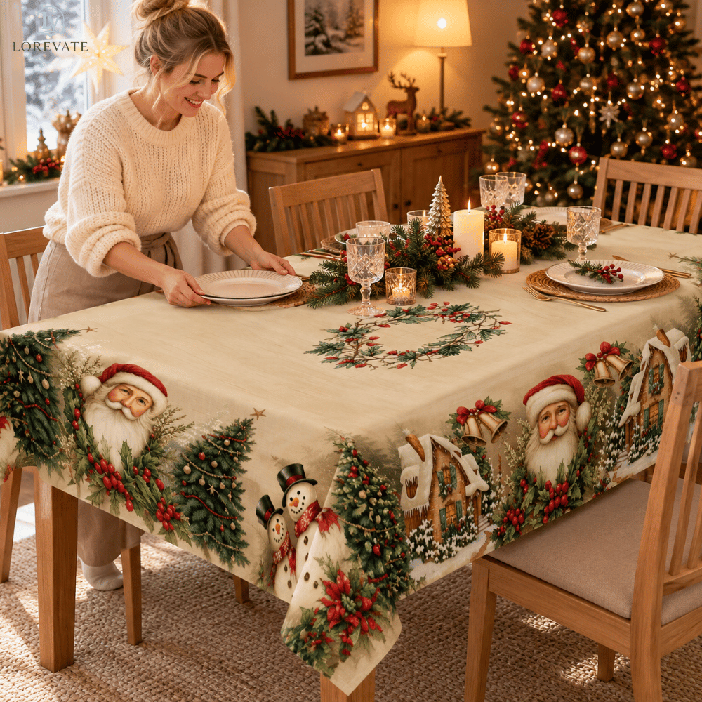 LumiraLux — Festliche Weihnachtstischdecke | 50% RABATT