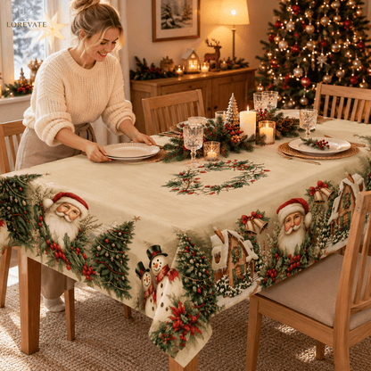 LumiraLux — Festliche Weihnachtstischdecke | 50% RABATT