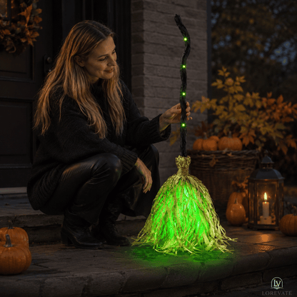 PhantomBroom — Walking Halloween Broom Decoration | 50% OFF