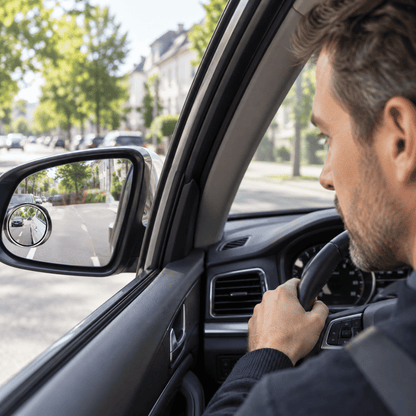 VisionGuard — 360° Blind Spot Car Mirror | 50% OFF