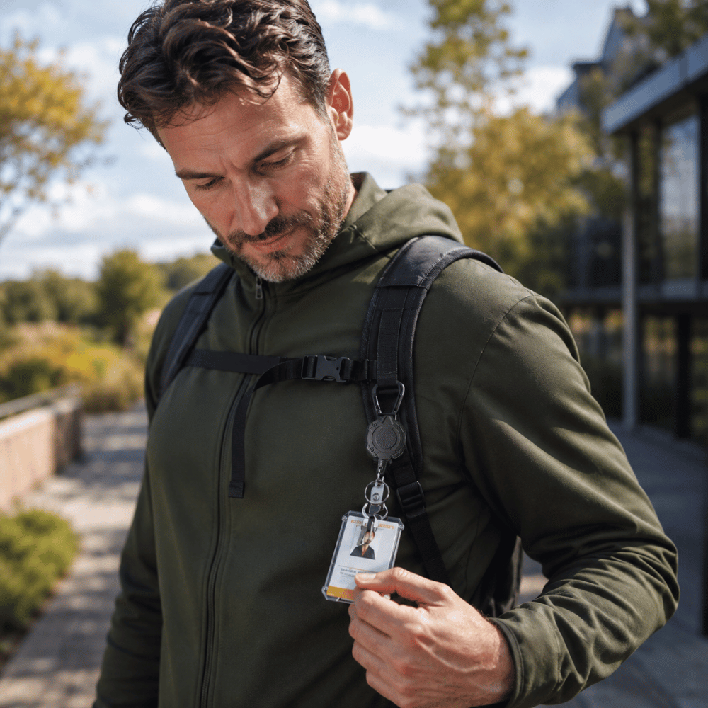 SwiftReel — Retractable ID Badge Holder | 1+2 FREE