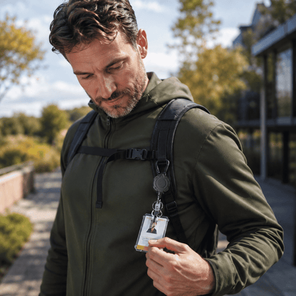 SwiftReel — Retractable ID Badge Holder | 1+2 FREE