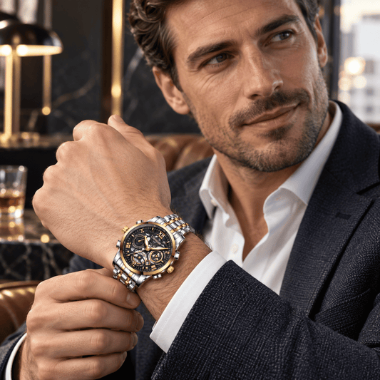 VeroLuxe — Precision Quartz Men's Watch | 50% OFF