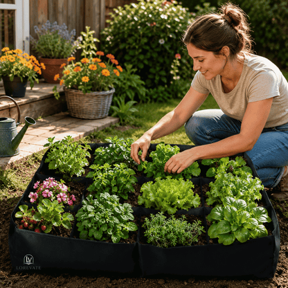 VertaGrow — Multi-Pocket Garden Planter | 50% OFF