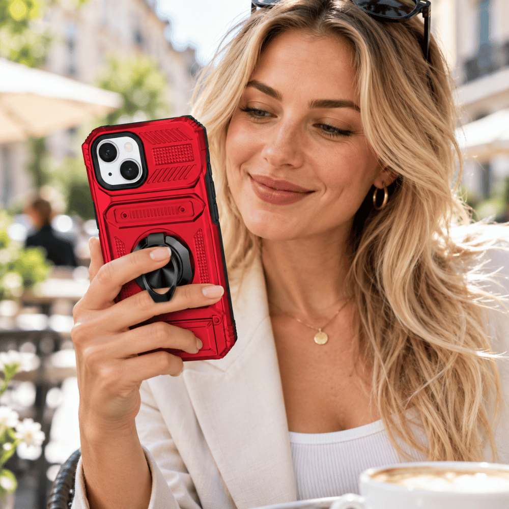 SlimFit — Magnetic Ring Stand Phone Case | 1+1 FREE