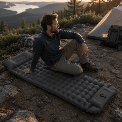 AeroNest — Inflatable Camping Sleep Pad | 50% OFF