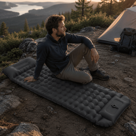 AeroNest — Inflatable Camping Sleep Pad | 50% OFF
