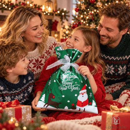 Cheerlux — Sacchetti regalo natalizi in alluminio | SCONTO DEL 50%