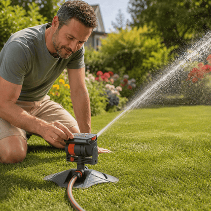 AquaBloom — Garden Sprinkler | 50% OFF