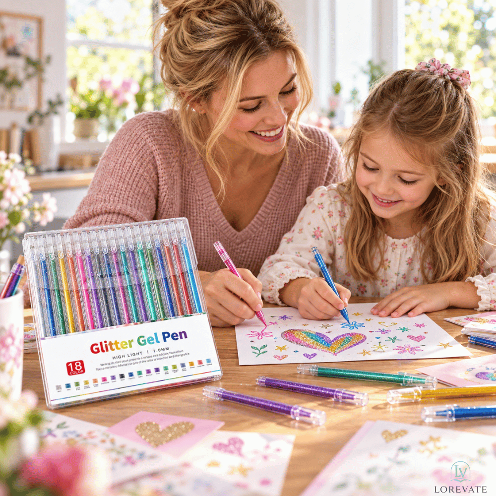 LusterScript — Sets de stylos gel pailletés | -50 %