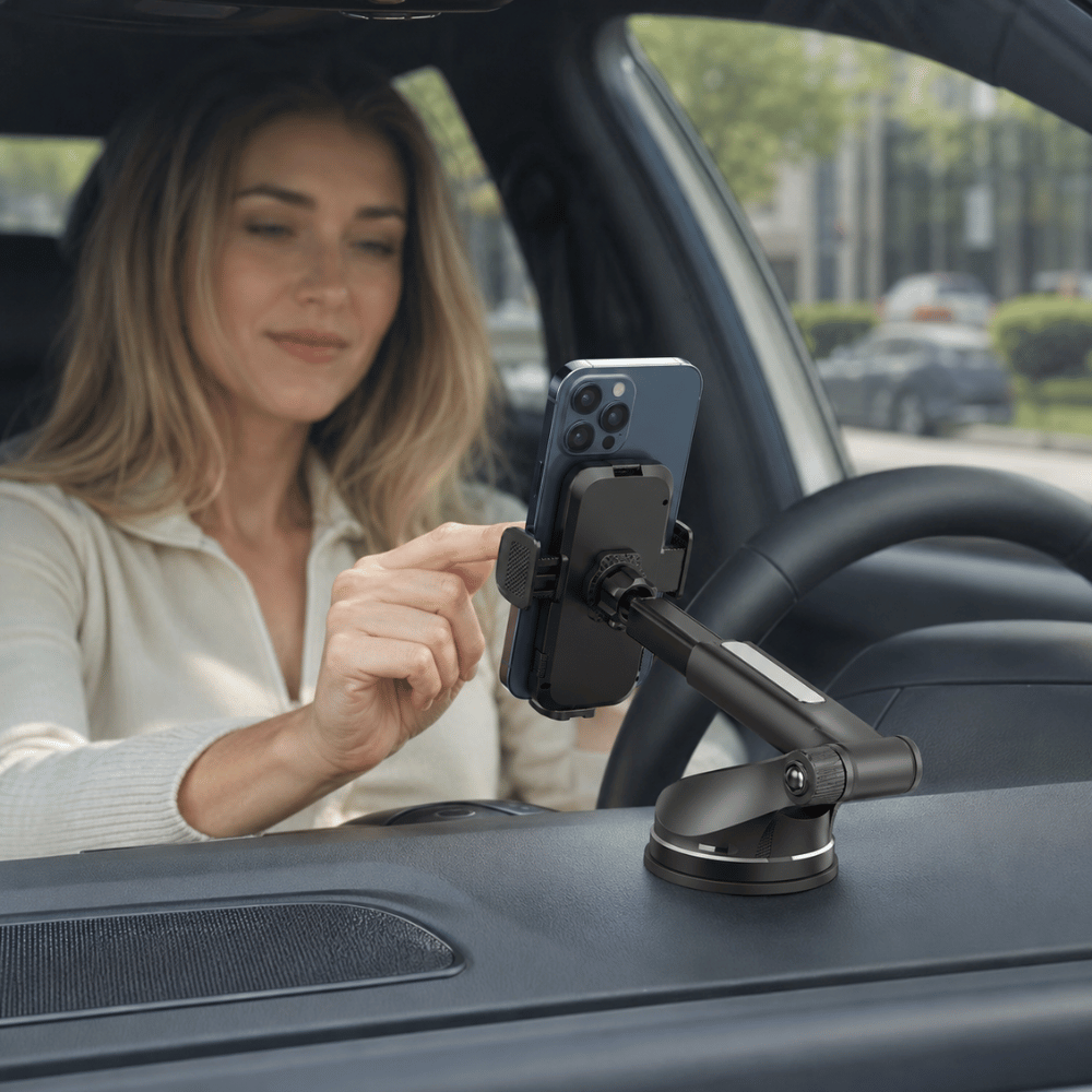 GripMaster — Extendable Suction Car Mount | 50% OFF
