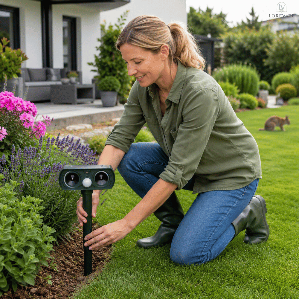 GuardPulse — Solar Animal Repeller | 50% OFF
