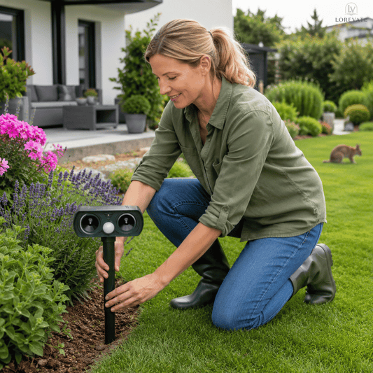 GuardPulse — Solar Animal Repeller | 50% OFF