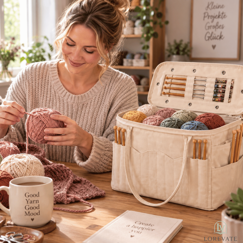 KnitRoll — Canvas Needle Organizer Bag | 50% OFF