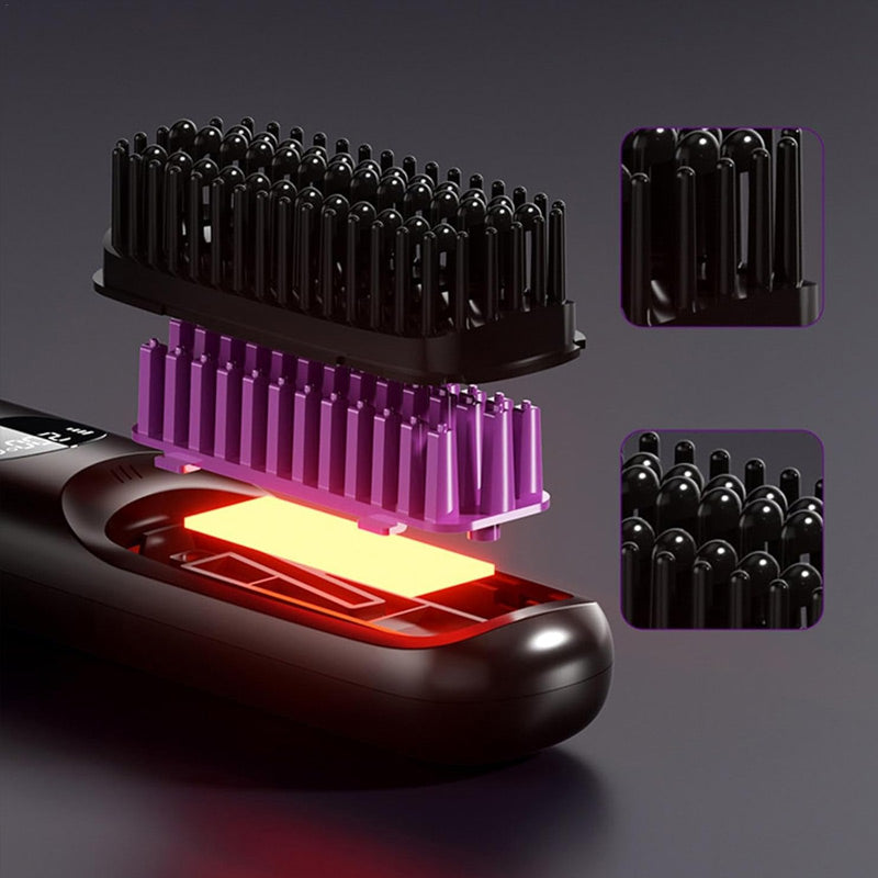 VibeBrush Wireless Straightener — Effortless Shine Anywhere