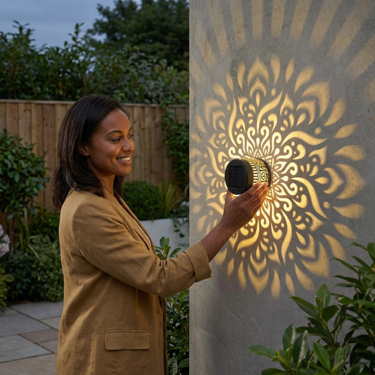 LumaMandala Solar Glow – Effortlessly Enchant Nights