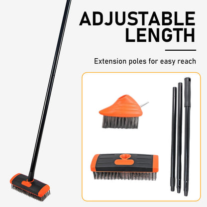 TripleSweep Brush Set – Effortless Cleanliness Outdoors