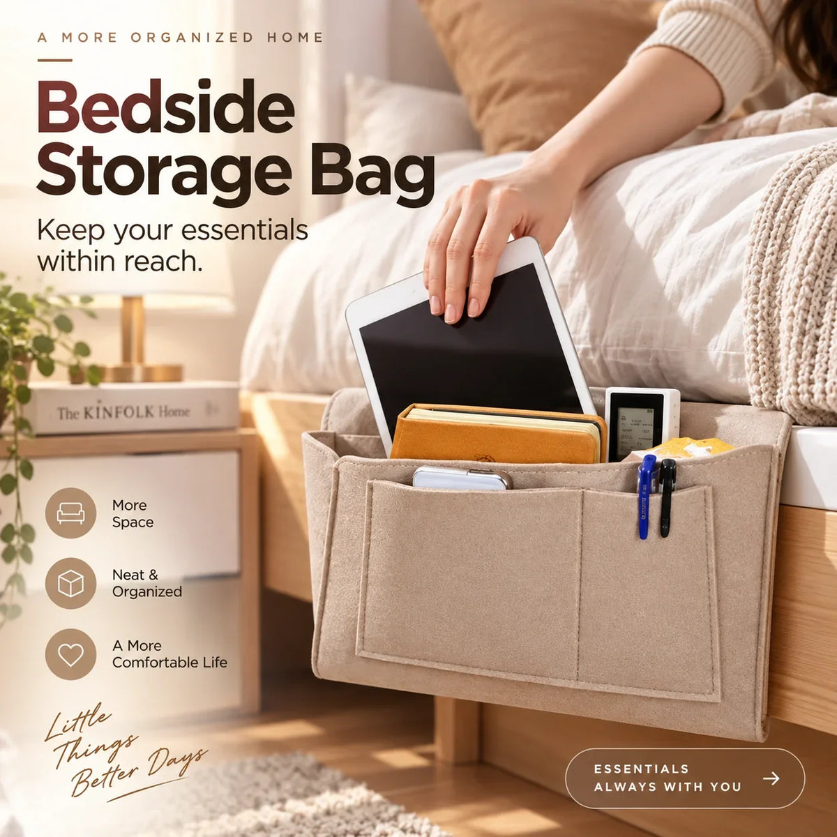 Bedside Bliss Caddy — Clutter-Free Calm