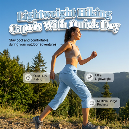 Sonia – Breathable, Feather-Light Travel Capris with Pockets