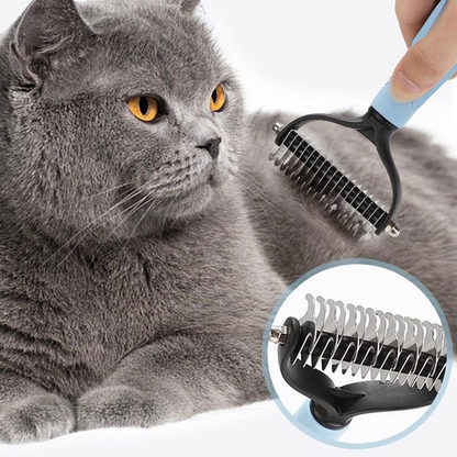 WhisperEase Double-Sided Comb – Stress-Free Pet Grooming