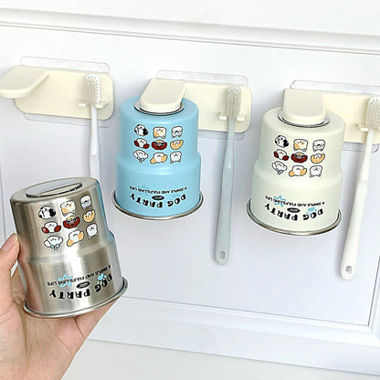 IronPride Mouthwash Cup — Sleek Cleanliness, Every Time
