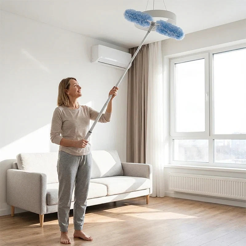 SkySweep Duster — Reach, Lock, Shine