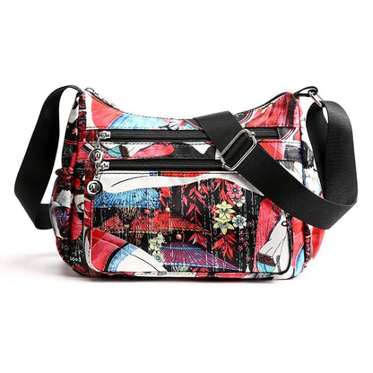 Sophie — Splash-Proof Nylon Crossbody Bag with Adjustable Strap