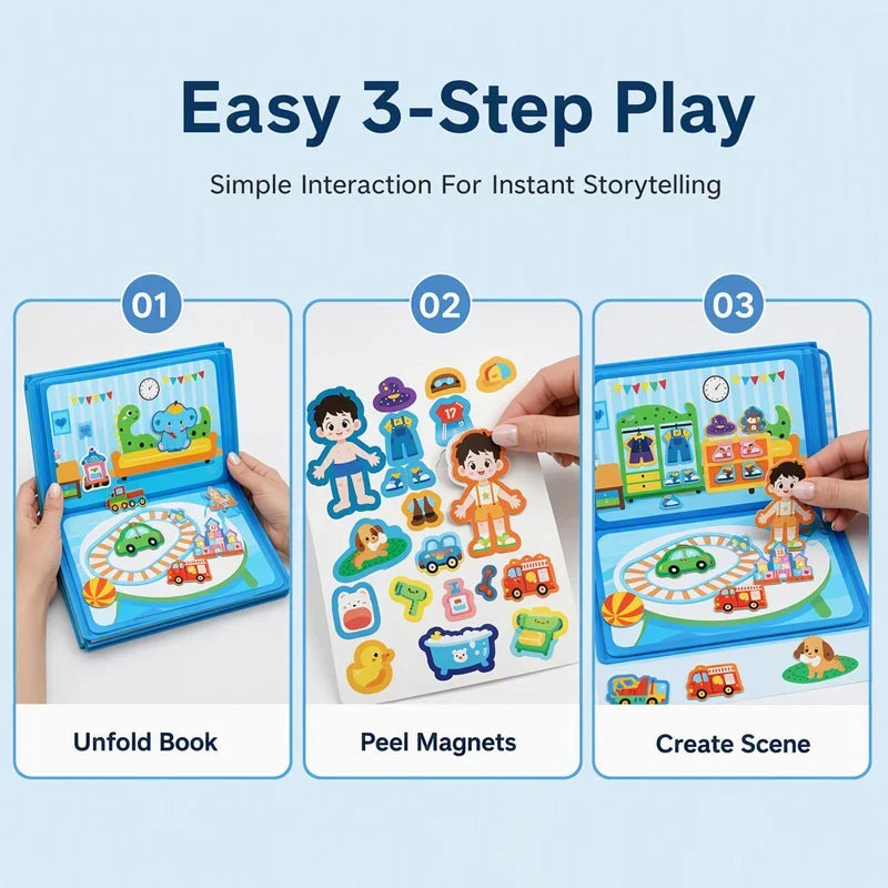 WonderTale Magnetic Book — Spark Joyful, Focused Play