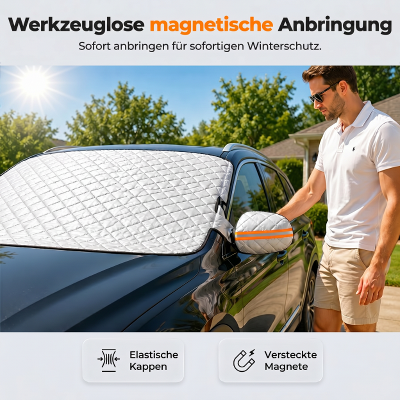 ArcticShield Magnetic Sunshade — Warm Awakening