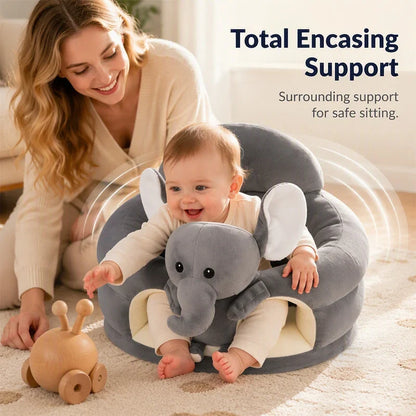 SnuggleNest — Plush Baby Sitting Seat | 50% OFF