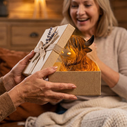 HearthGlow Night Lamp – Cozy Calm, Rustic Charm