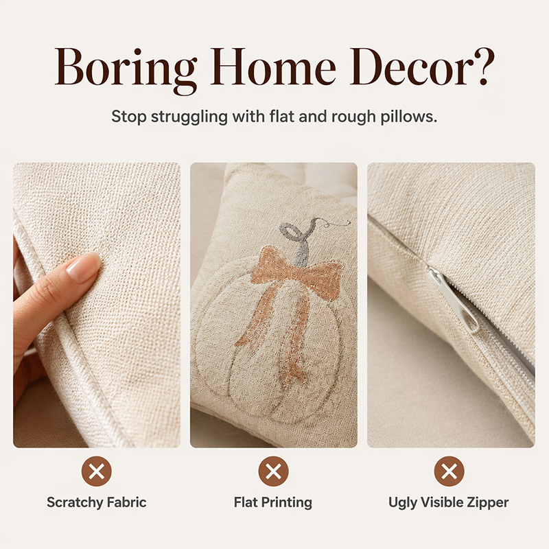 HarvestHaven Pillowcase — Cozy Luxury, Festive Glow