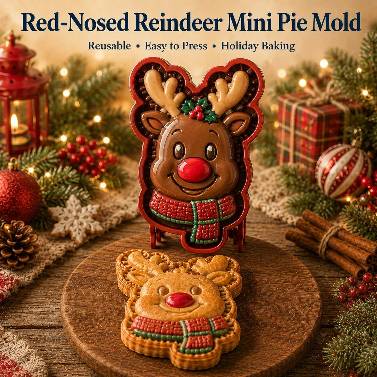 WinterWhimsy Mini Pie Mold — Spark Joy Instantly