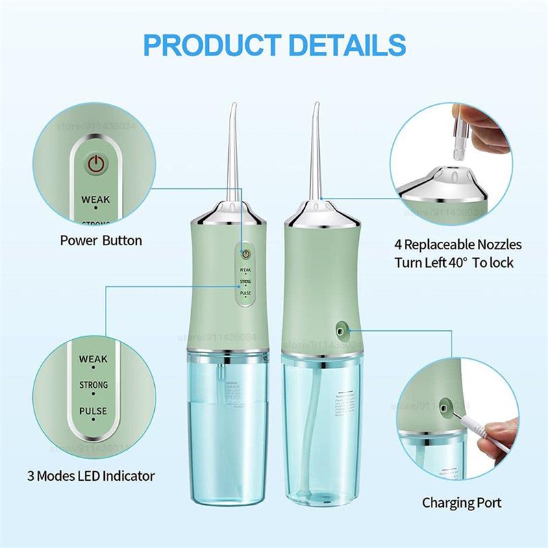 HydraPearl — Portable Water Flosser | 50% OFF