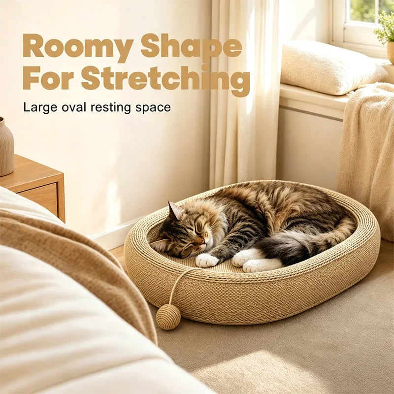 CatScratch Oval — Protects Furniture, Delights Cats