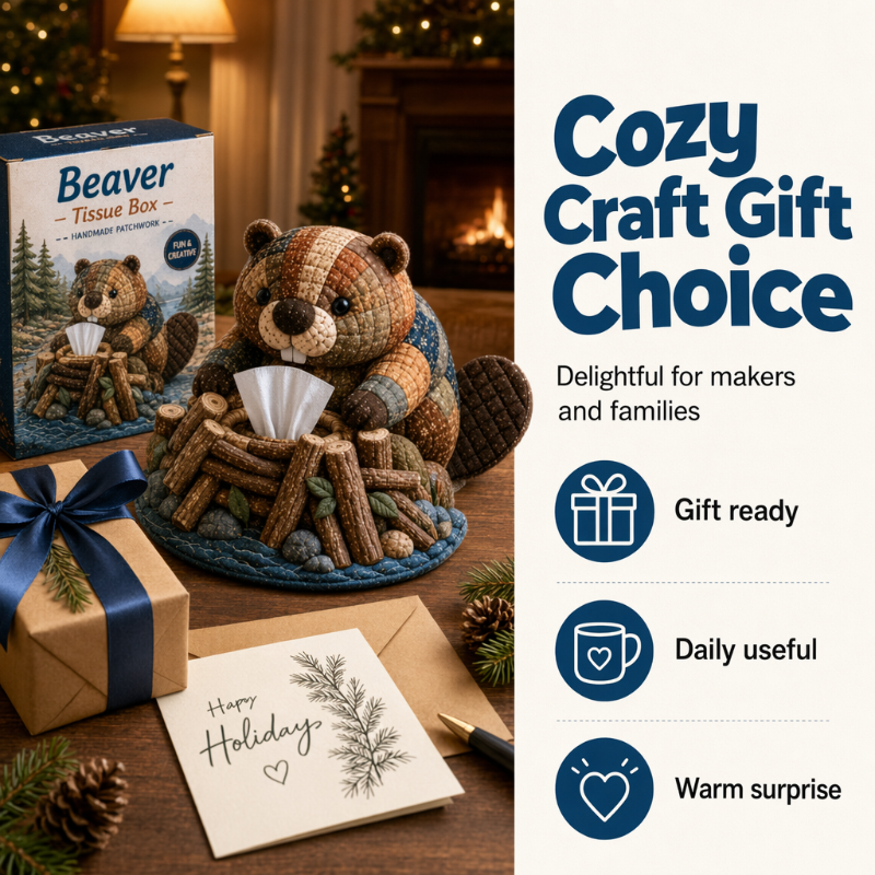 Charming Little Creatures DIY Tissue Box Craft Kit — Instantly Spark Joy