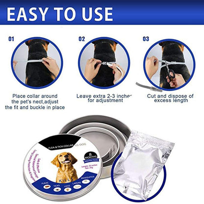 Frenchie Flea and Tick Collar — Effortless, Long-lasting Protection