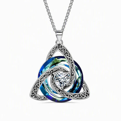LunaKnot — Celtic Birthstone Pendant Necklace | 50% OFF