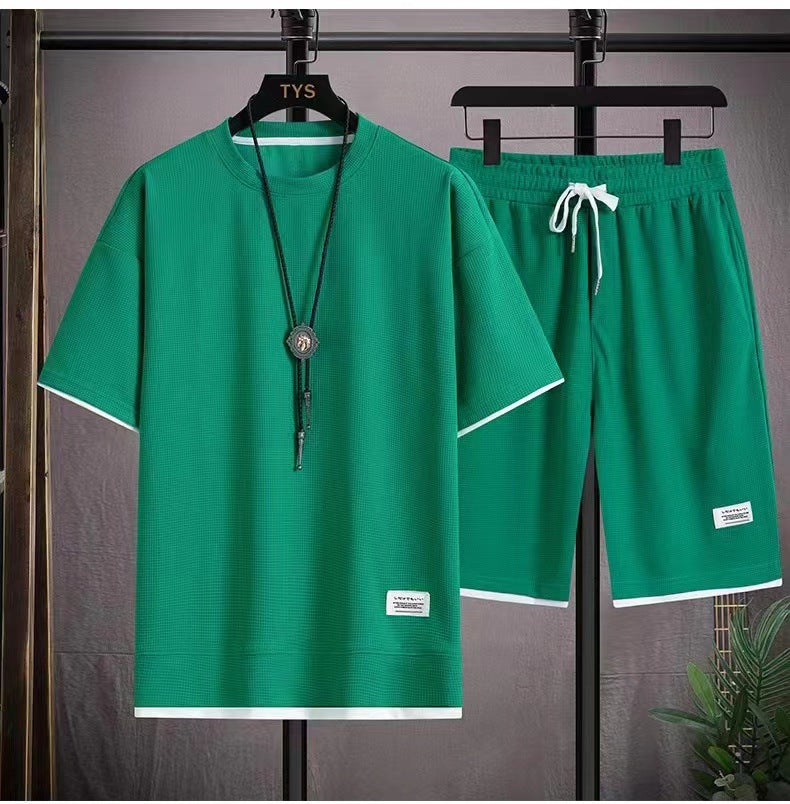 Jordan — Lightweight, Breathable Waffle Fabric Set for Men