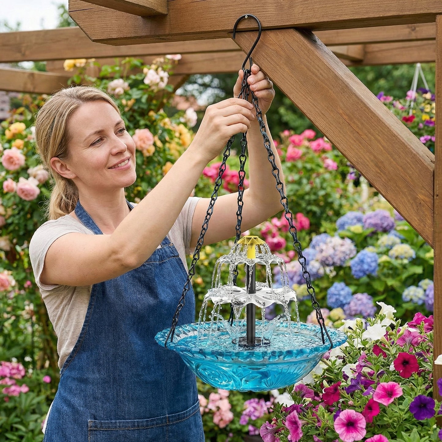SolarFlow – Solar Water Fountain | 50% OFF
