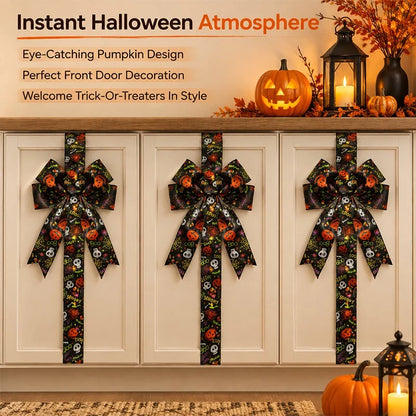 LuminaHaunt — LED Halloween Bow Decoration | 1+1 FREE