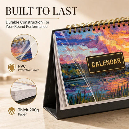 ThriveTrack Desk Calendar — Ignite Focus, Power Productivity