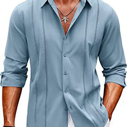 Emil — Men's Long-Sleeve Shirt with Elegant Collar