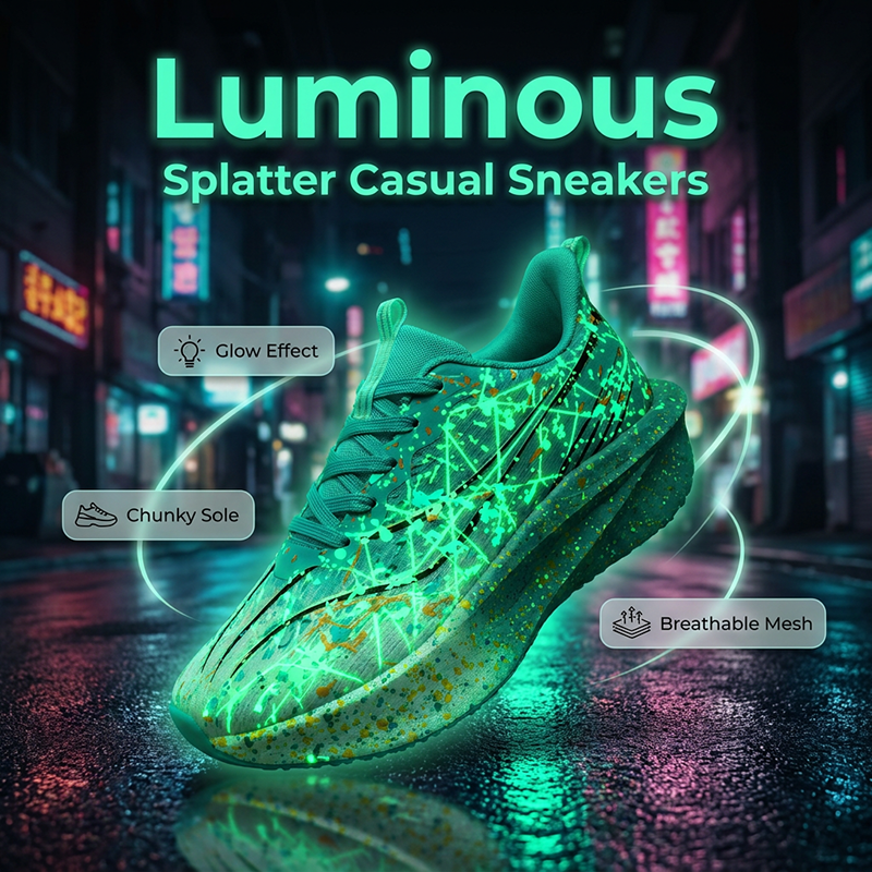 Fenna - Bright Running Shoes with Breathable Mesh