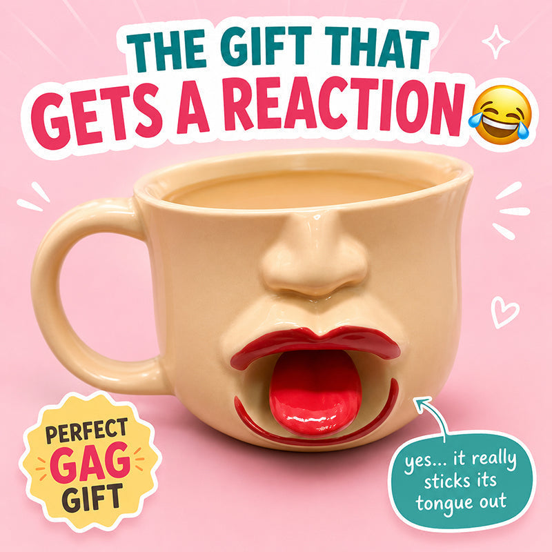 LipLark Ceramic Mug — Sip Bold, Feel Joy