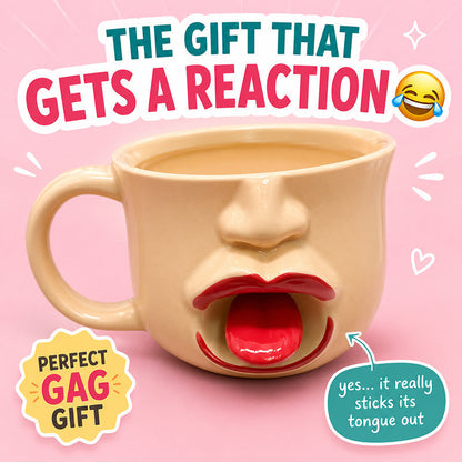 LipLark Ceramic Mug — Sip Bold, Feel Joy